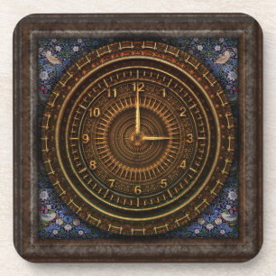 Dessous-de-verre Horloge baroque victorienne