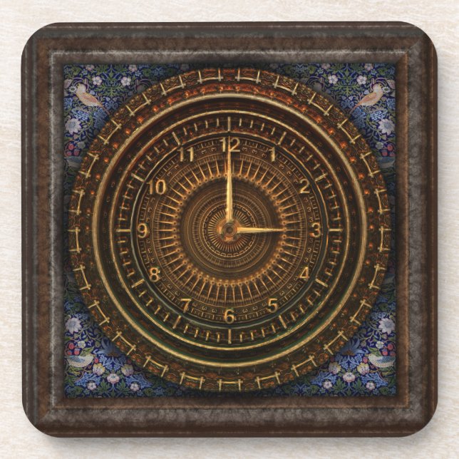 Dessous-de-verre Horloge baroque victorienne (Devant)