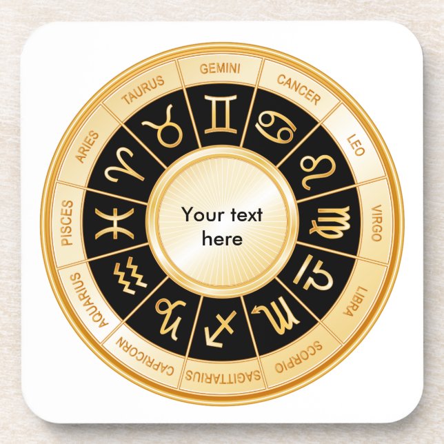 Dessous-de-verre Horoscope Mandala (Devant)