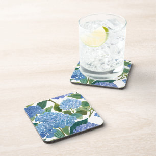 Dessous-de-verre Hortensias bleus Buisson floral magnifique