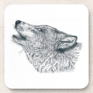Dessous-de-verre Howling Wolf