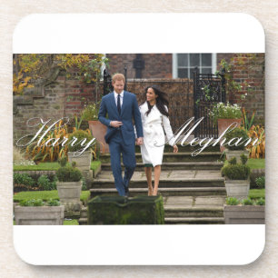 Dessous-de-verre HRH Prince Harry et Meghan Markle Mariage royal
