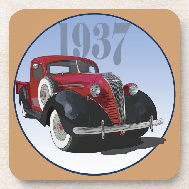 Dessous-de-verre Hudson Terraplane 1937 (Devant)