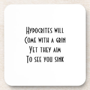 Dessous-de-verre Hypocrites