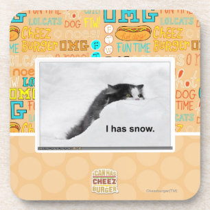 Dessous-de-verre I a la neige