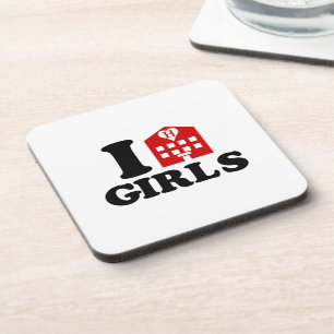 Dessous-de-verre I Love Hotel Girls