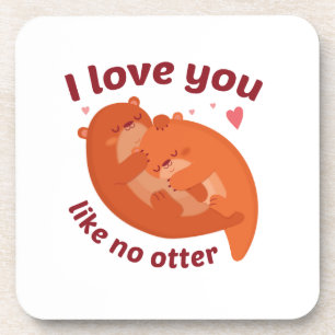 Dessous-de-verre I Love You Like No Otter
