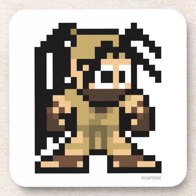 Dessous-de-verre Ibuki à 8 bits (Devant)