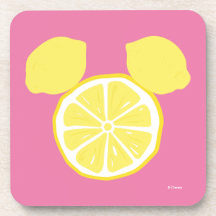 Dessous-de-verre Icône Mickey Mouse Citron