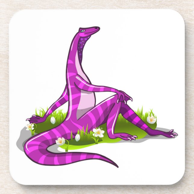 Dessous-de-verre Iguanodon Montre Sa Beauté Naturelle. (Devant)