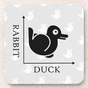 Dessous-de-verre Illusion de lapin de canard