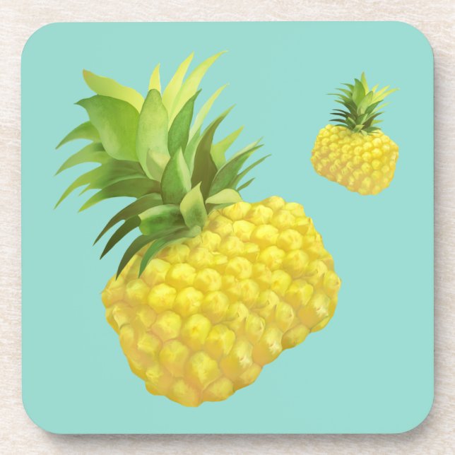 Dessous-de-verre Illustration d'ananas (Devant)