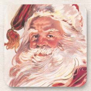 Dessous-de-verre Illustration du Père Noël Vintage