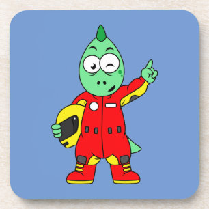 Dessous-de-verre Illustration D'Un Pilote De Voiture De Course Allo