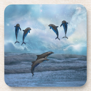 Dessous-de-verre Imaginaire de dauphins