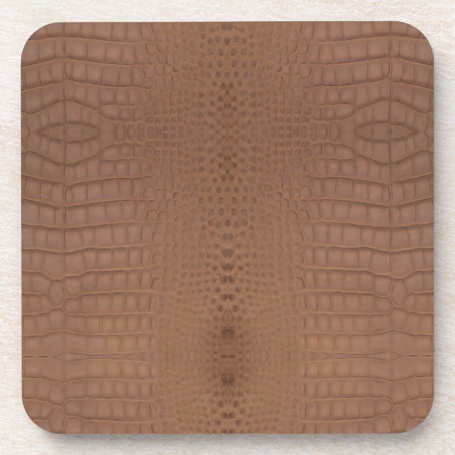Dessous-de-verre Impression Alligator Brown (Devant)