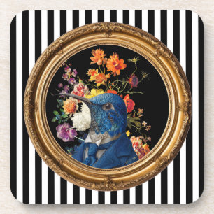 Dessous-de-verre Impression d'art mural portrait de colibri