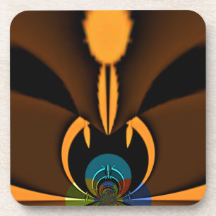 Dessous-de-verre Impression de contraste de couleur Abstraite