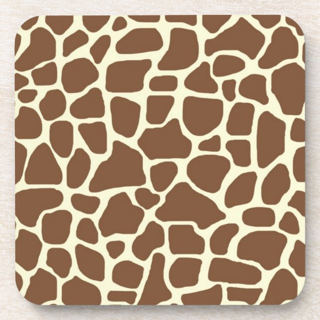 Dessous-de-verre Impression de girafe (Devant)