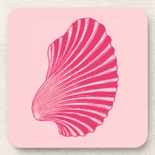 Dessous-de-verre Impression en bloc de coquille de saint Jacques, F