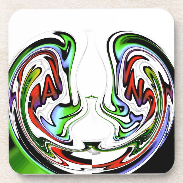 Dessous-de-verre Imprimer Hakuna Matata Whirl Art Extraordinaire (Devant)