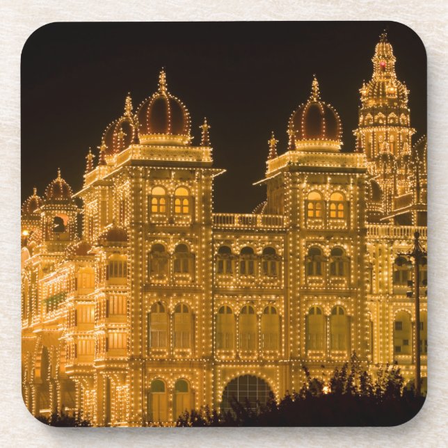Dessous-de-verre INDE, Karnataka, Mysore : Palais de Majaraja (b. (Devant)