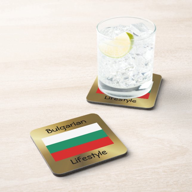 Dessous-de-verre Indicateur Bulgarie+Dessous de verre texte (Côté Droit)