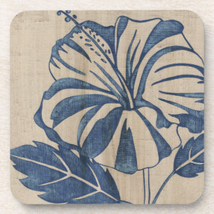 Dessous-de-verre Indigo Hibiscus