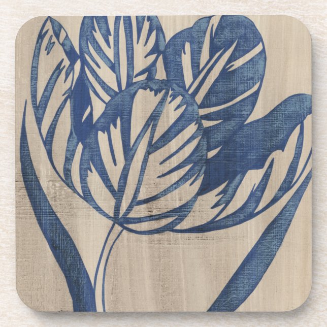 Dessous-de-verre Indigo Tulip (Devant)