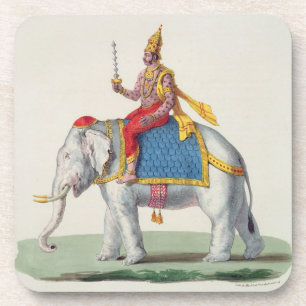 Dessous-de-verre INDRA ou Devendra, de "francaise de L'Inde…",