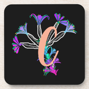 Dessous-de-verre Initiale C Monogramme