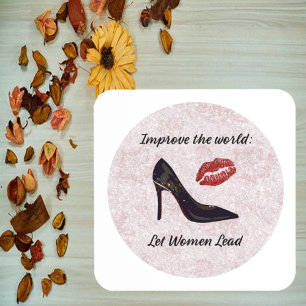 Dessous-de-verre Inspiration Laissez les femmes diriger