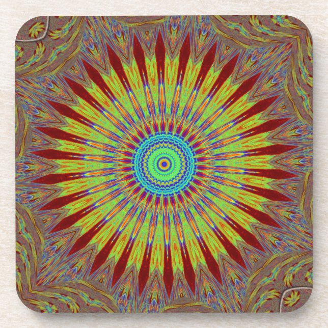 Dessous-de-verre Iran tapis Africain ethnie tribale motif.jpg (Devant)