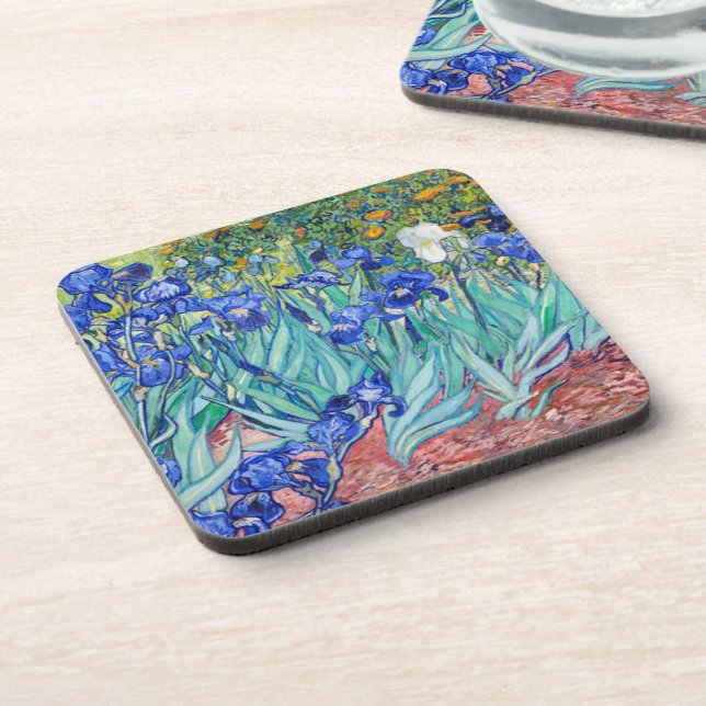Dessous-de-verre Irises Vincent van Gogh (Côté gauche)