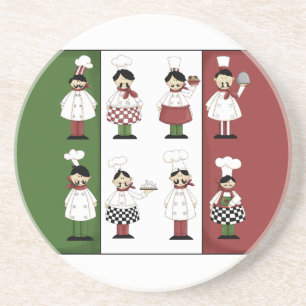Dessous de verre italiens de chefs