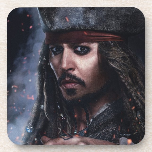 Dessous-de-verre Jack Sparrow - Pirate légendaire (Devant)