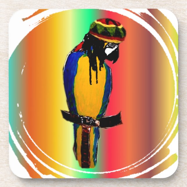 DESSOUS-DE-VERRE JAMMIN PARROT (Devant)