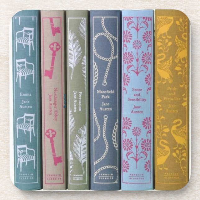 Dessous-de-verre Jane Austen novels   (Devant)