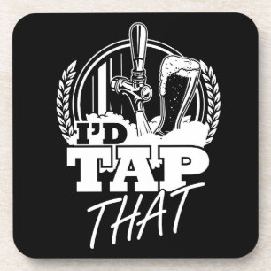 Dessous-de-verre J'Appuierais sur ça   Bière artisanale   Amateur d