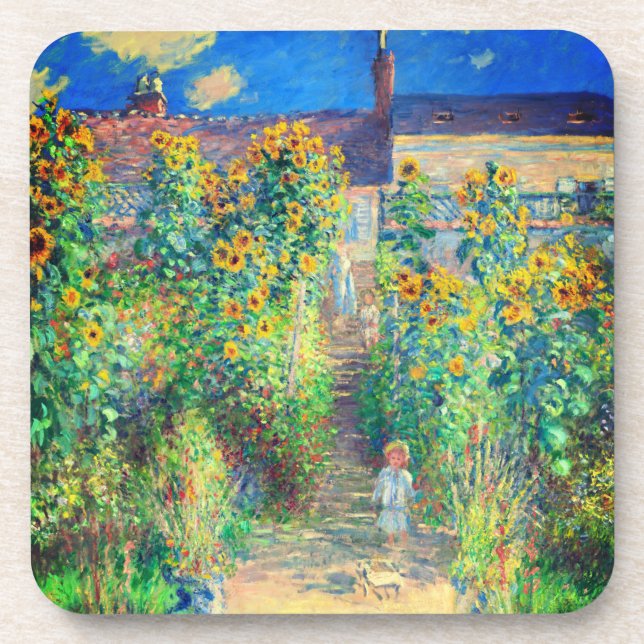Dessous-de-verre Jardin aux fleurs de Monet (Devant)