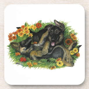 Dessous-de-verre Jardin de chiots