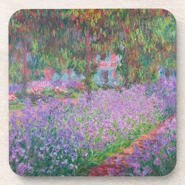 Dessous-de-verre Jardin de l'artiste à Giverny par Claude Monet (Devant)