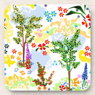 Dessous-de-verre Jardin d'été
