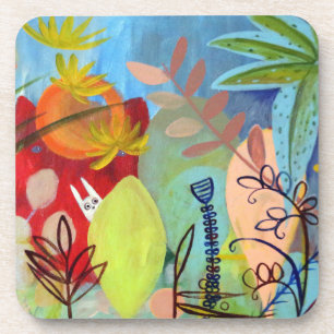 Dessous-de-verre jardin magique