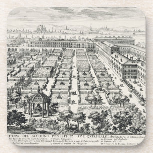 Dessous-de-verre Jardins du Quirinale, de 'Li Giardini di Rom