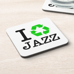 Dessous-de-verre Je Recycle Le Jazz