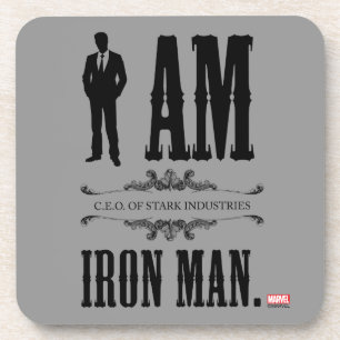 Dessous-de-verre Je suis Iron Man