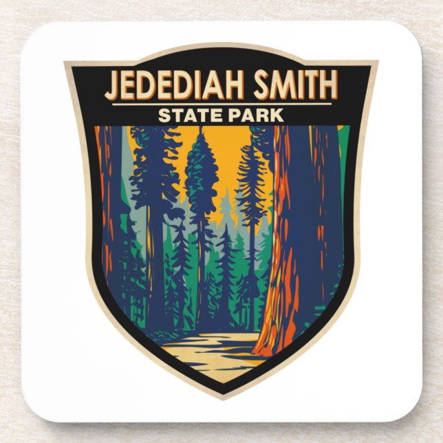 Dessous-de-verre Jedediah Smith Redwoods State Park Californie (Devant)