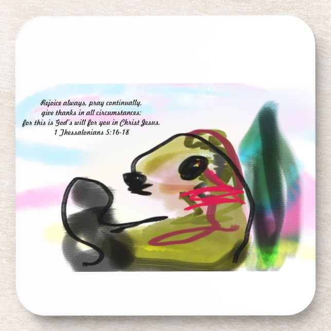 Dessous-de-verre jesus rejoy (Devant)