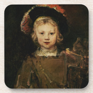 Dessous-de-verre Jeune garçon dans costumé, c.1660 (huile sur la